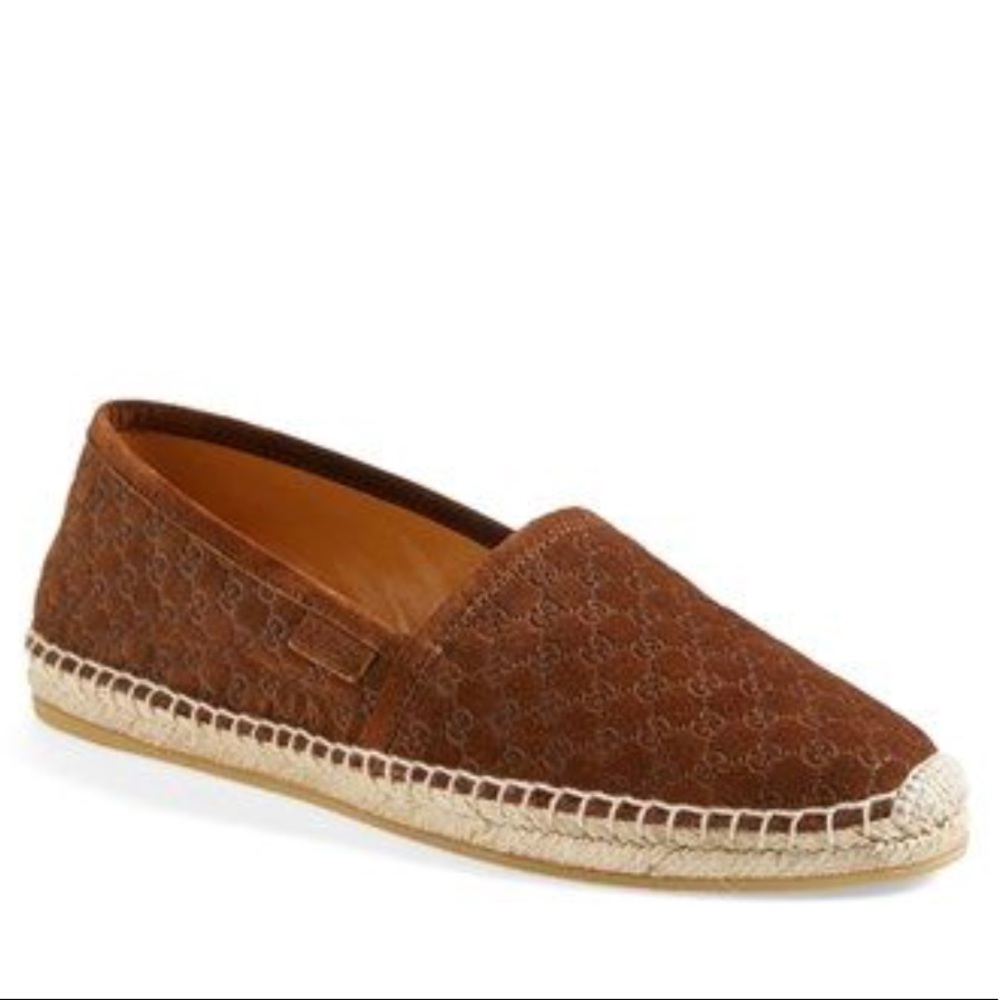 Gucci “Pilar Guccissima” Suede Espadrilles - Picture 2 of 8